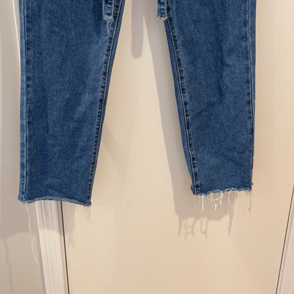 Redial Paperbag Waist Distressed Jeans - Picture 3 of 6